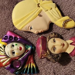 CAMEO BROOCH HEADS